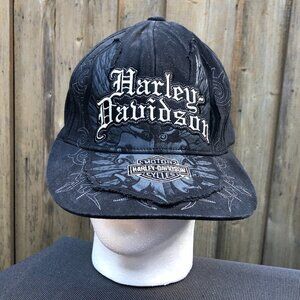 Vintage Embroidered Harley Davidson Hat
